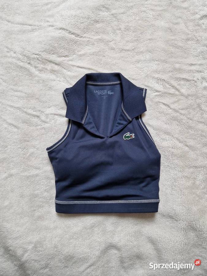 Nowy damski stanik sportowy w stylu polo Lacoste Odzież sportowa małopolskie Bibice