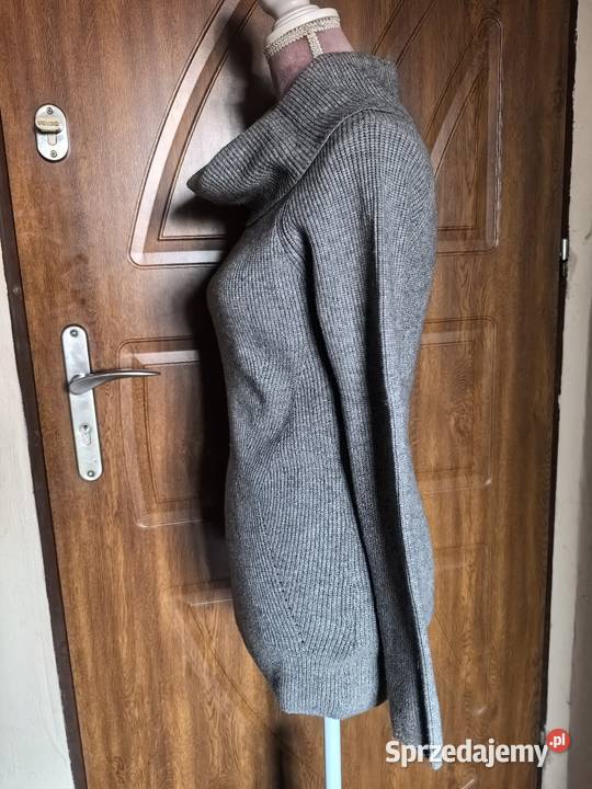 Sweter golf damski szary rozmiar uniwersalny sprzedam