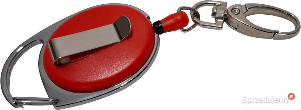 Retraktor skipass z karabińczykiem na klucze Czeladź