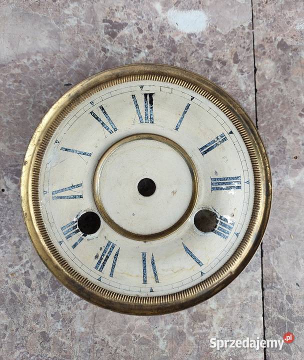 621 Tarcza starego zegara ściennego 125 56532 Antyki Tczew sprzedam
