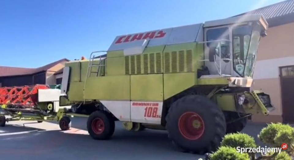 Kombajn claas dominator 108SL Czujniki awaryjności Rolnictwo lubelskie Tomaszów Lubelski