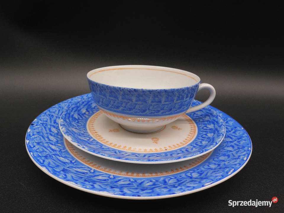 Zestaw śniadaniowy trio z porcelany OSCAR Raszków sprzedam