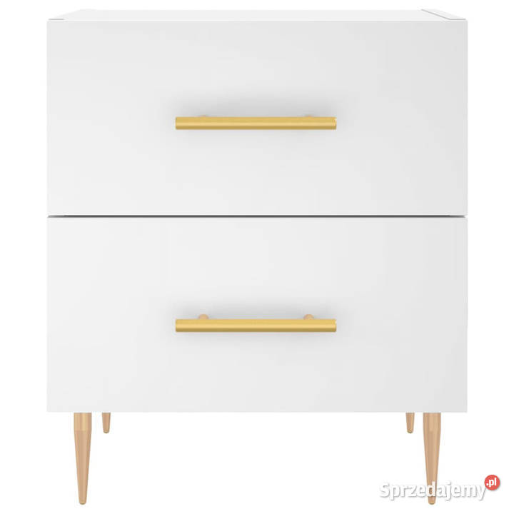 Szafki nocne 2 białe 40x35x475 WM827277 Warszawa