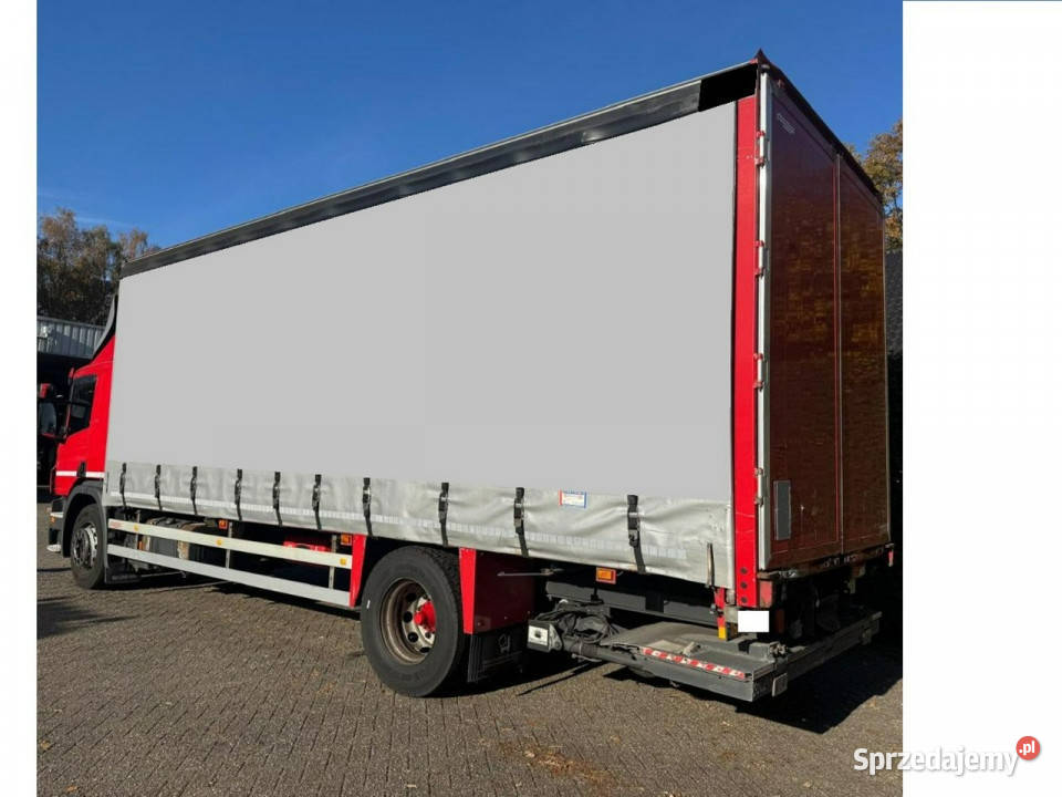 Scania P250 Euro 6 sypialna firanka 18pal winda diesel Góra Kalwaria