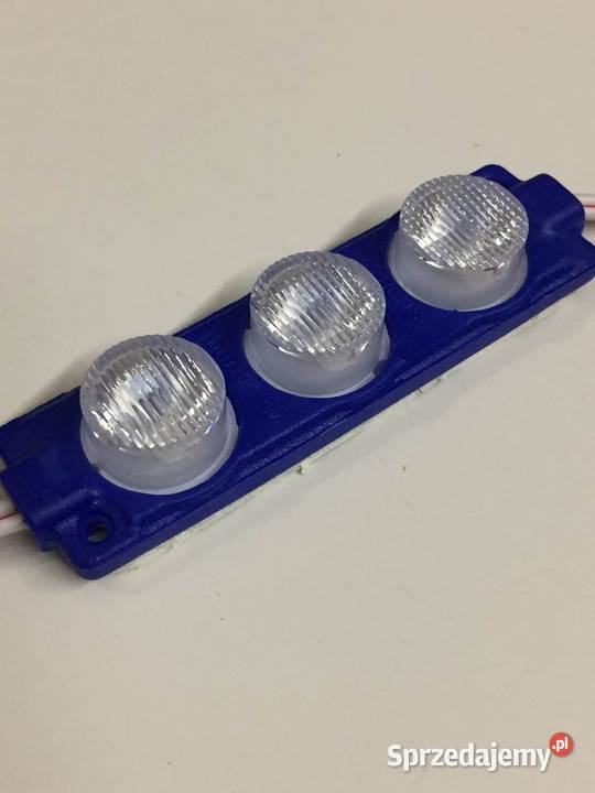 LED moduł 3 x 1W soczewkowy 6000k biały zimny i Kraków