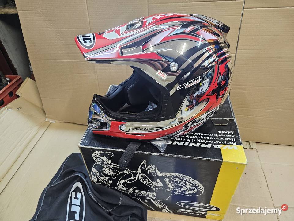 Kask motocyklowy HJC XXL cross enduro chrom Jelenia Góra