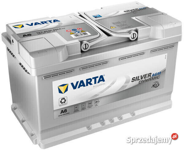 Akumulator VARTA Silver A6 AGM 80Ah 800A Szczecin