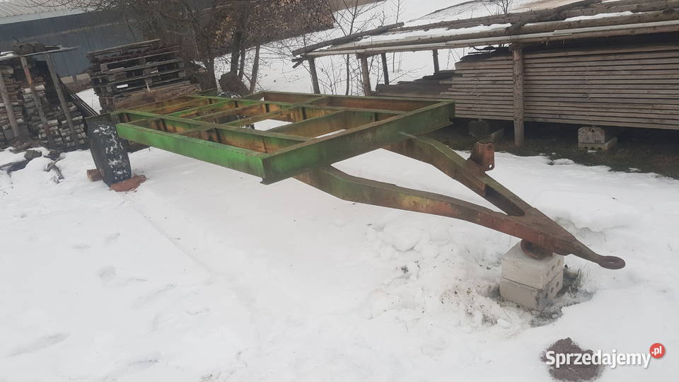 Sp4zedam Rama przyczepa oś z kołami nieuszkodzony Przyczepy rolnicze Nowy Dwór