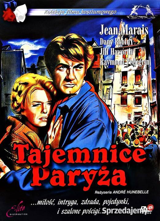 TAJEMNICE PARYŻA JEAN MARAIS DVD KS lektor Filmy wielkopolskie Kalisz