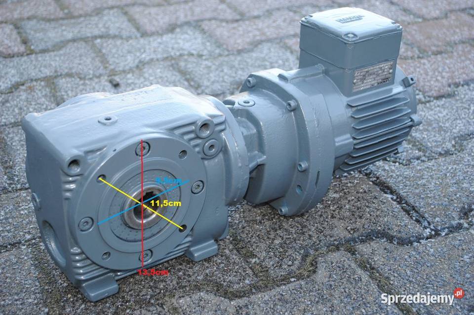 Motoreduktor kątowy 012kw 053obrmin Firmy Kargowa