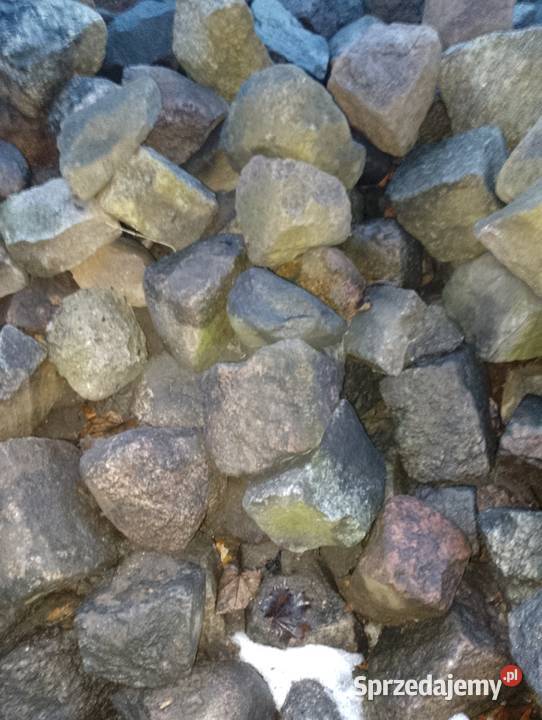 Kamień granitowy kocie łby pomorskie
