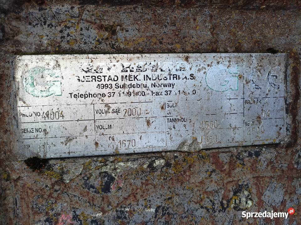 Łyżka łycha CAT verachtert do koparki nie kujawsko-pomorskie Kołodziejewo