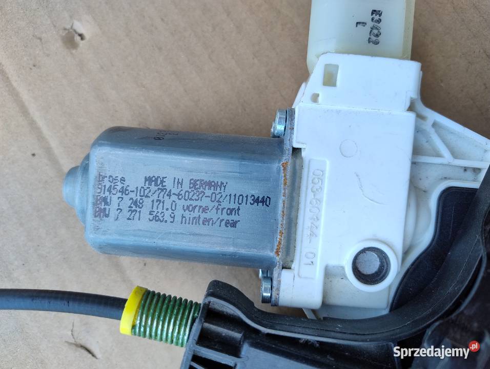 Mechanizm podnoszenia szyby silniczek BMW 5 F10 Mętno