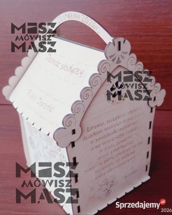 Domek słodyczy Babci Dziadka na dzień dziadów Pozostałe Racot