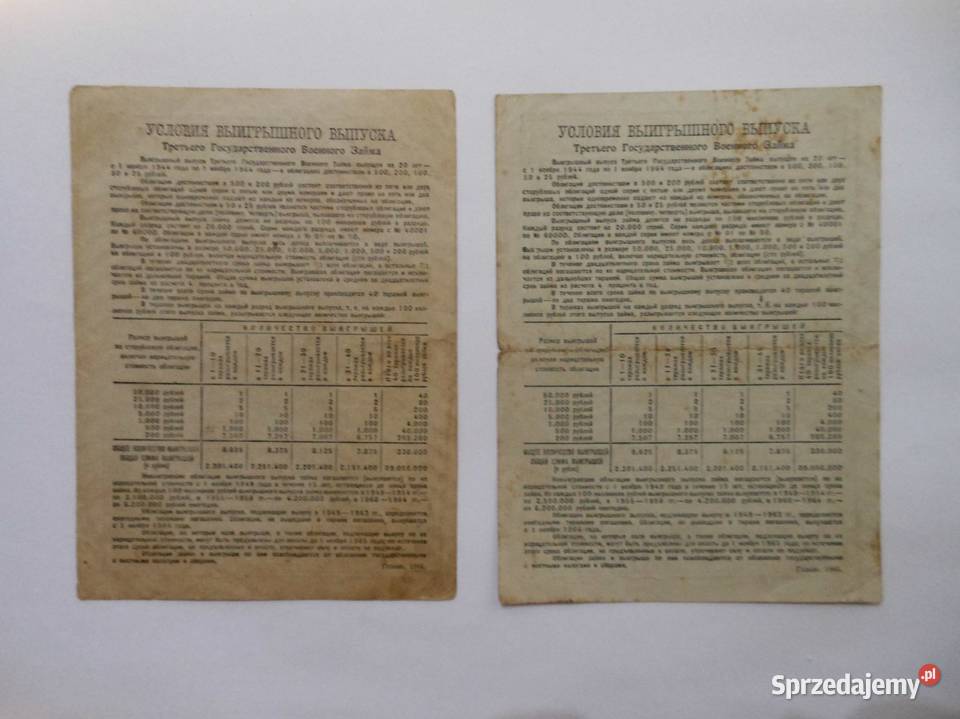 Banknotyakcje obligacje warmińsko-mazurskie