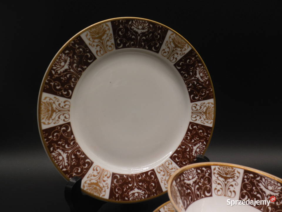 Zestaw śniadaniowy trio z porcelany CP Lettin Raszków