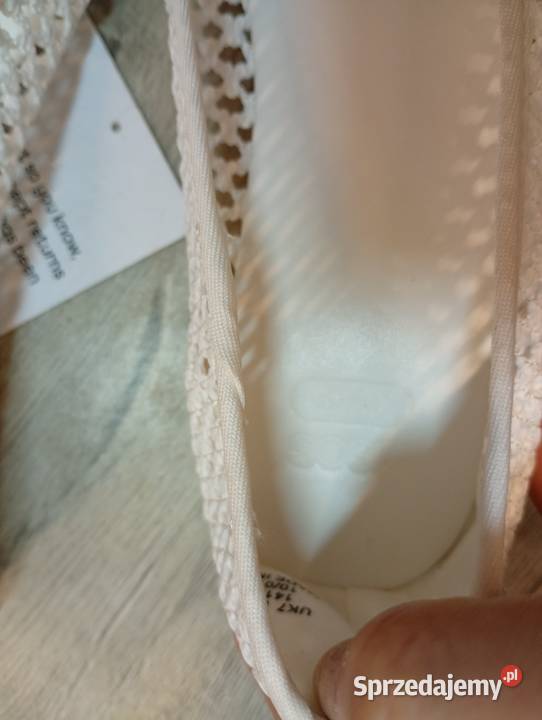 40 ASOS Design Białe siateczkowe baleriny z Kraków