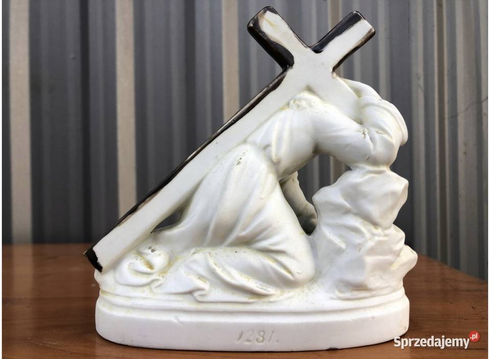 ANTYK FIGURKA Jezus Łowicz