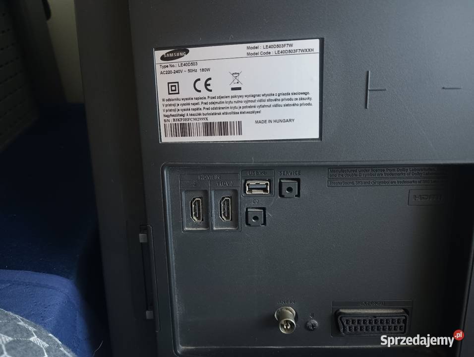 OKAZJA Sprzedam TV Samsung 40 z uchwytem i Telewizory łódzkie Zgierz sprzedam