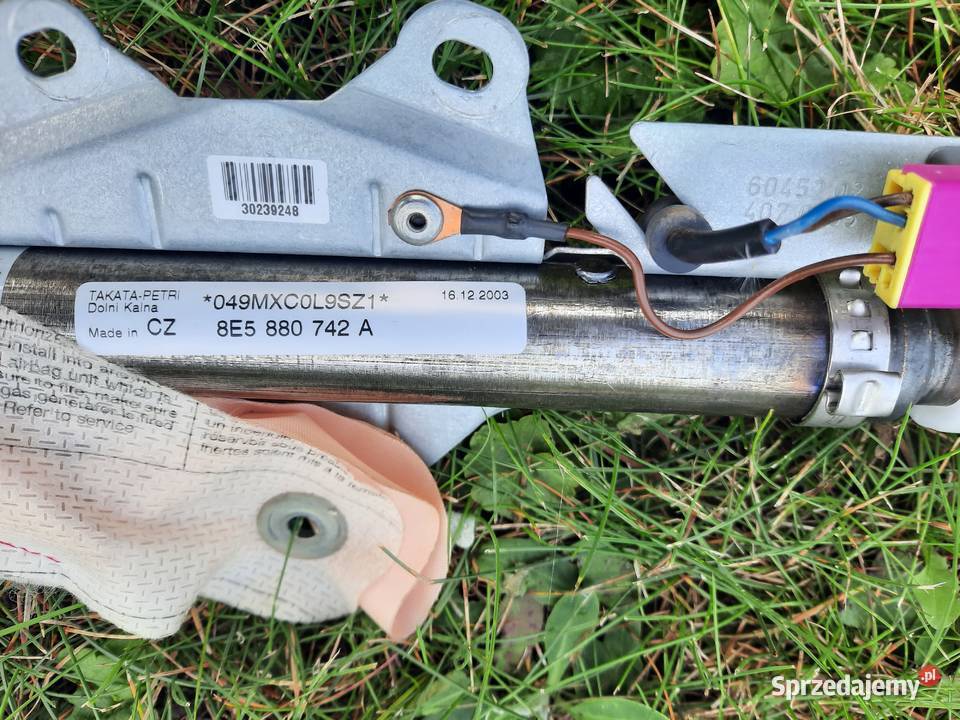 Kurtyna powietrzna Audi A4 B6 B7 Lewa Prawa Poduszki powietrzne Szczerbice