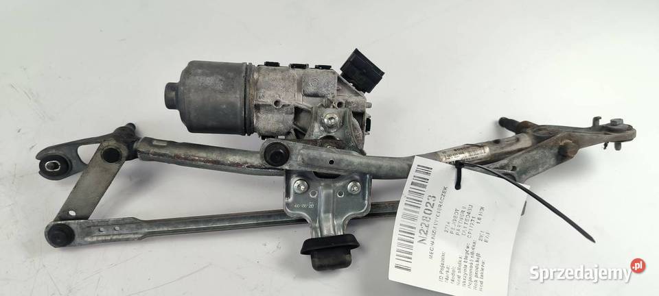 MECHANIZM WYCIERACZEK PEUGEOT PARTNER II osobowe Motoryzacja Lipno sprzedam