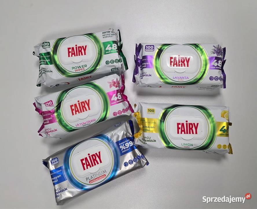 Uniwersalne chusteczki czyszczące FAIRY Power Chusteczki nasączane Wólka Kosowska