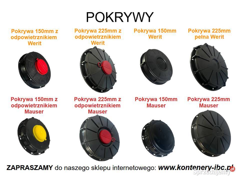 Pokrywa kontenera IBC Magazynowanie Walichnowy