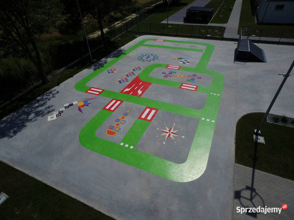Miasteczko rowerowe ELO2 15x20m stacjonarne Białystok