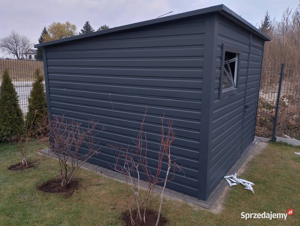 Mały GARAŻ BLASZANY Domek Ogrodowy SCHOWEK Pozostałe sprzedam