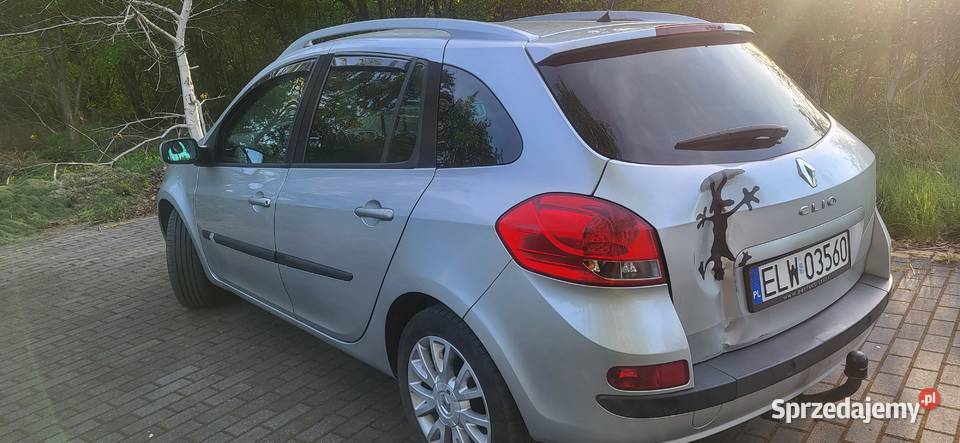 Renault Clio III 11 2009r z instalacją gazową manualna Koluszki