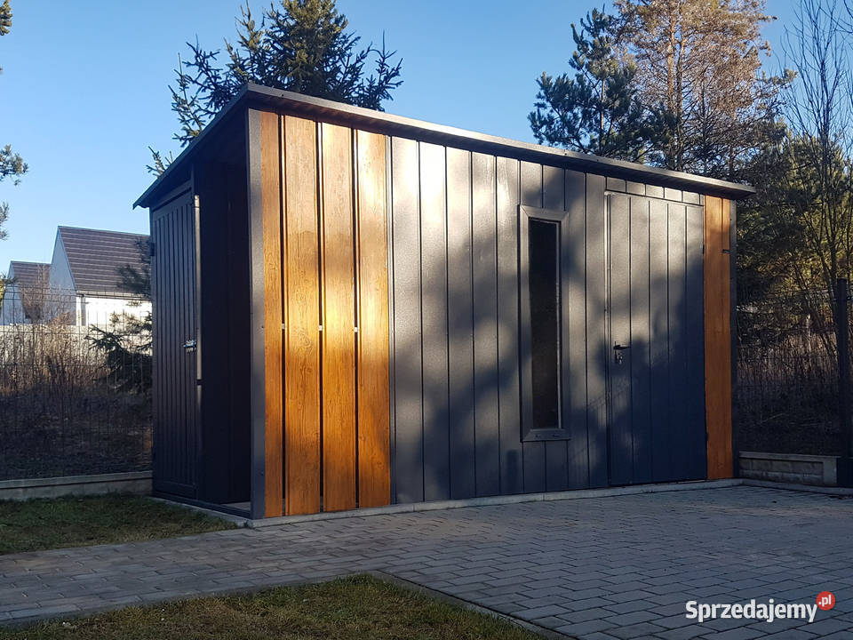 Domek ogrodowy 322m zadaszenie 082 m Złoty dąb