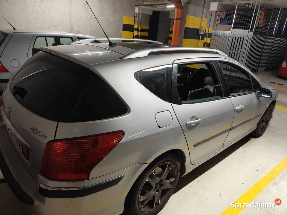 Peugeot 407 SW Kombi 20 HDi elektrycznie ustawiane fotele Warszawa