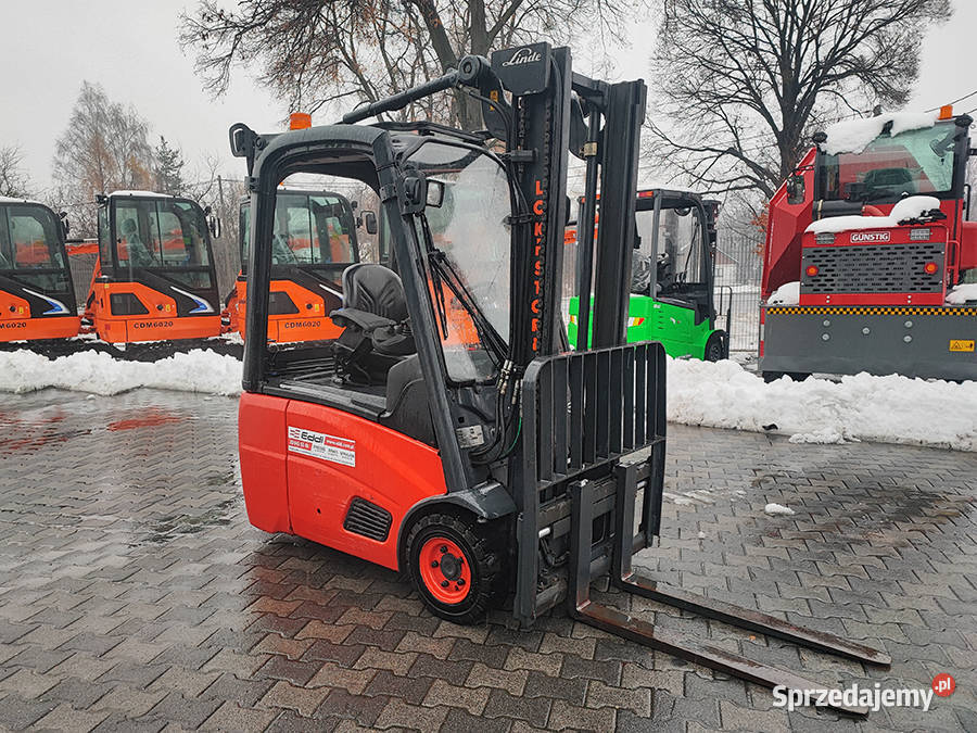 Wózek widłowy elektryczny Linde E16C 16 t duplex Wózki widłowe małopolskie Kęty