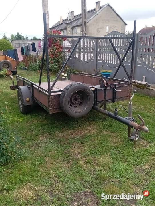 Sprzedam dużą przyczepę samochodową Przyczepy i naczepy warmińsko-mazurskie Podławki