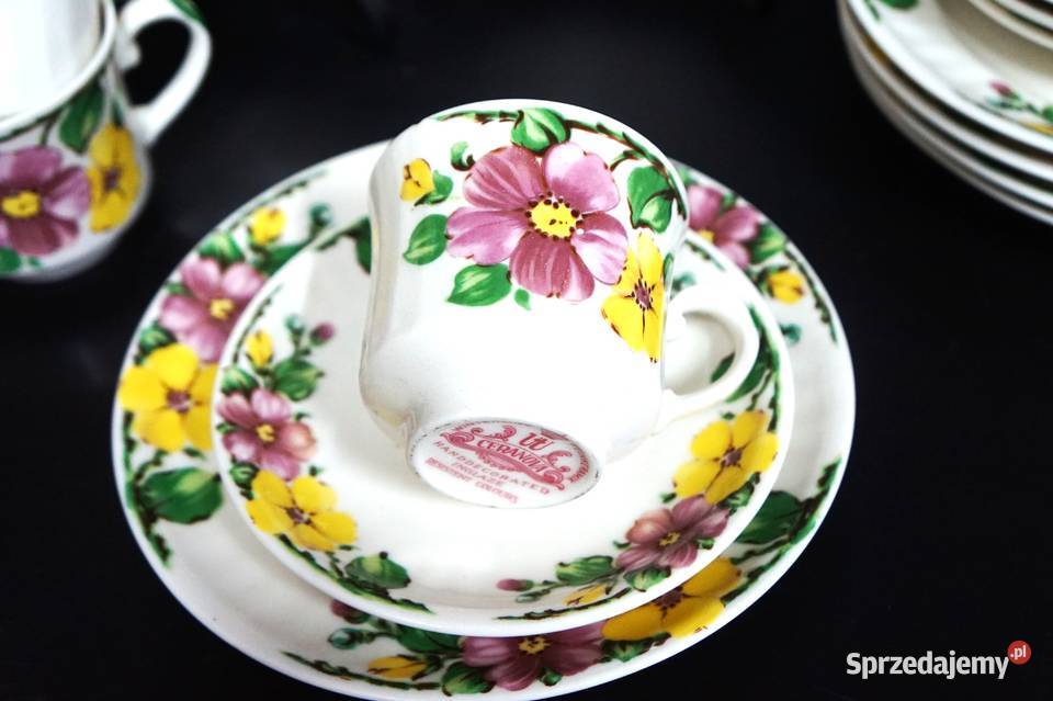 Na sprzedaż 6 kompletów Anielska porcelana inny kolor Kalisz