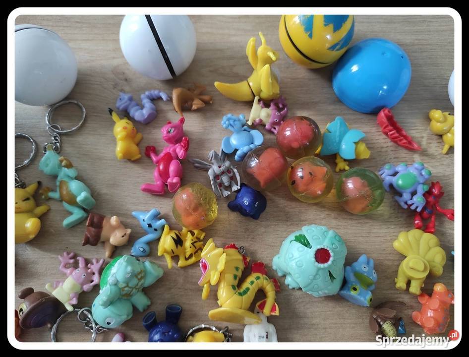 Pokemony zestaw figurek mini breloki pocketball Figurki mazowieckie Płock