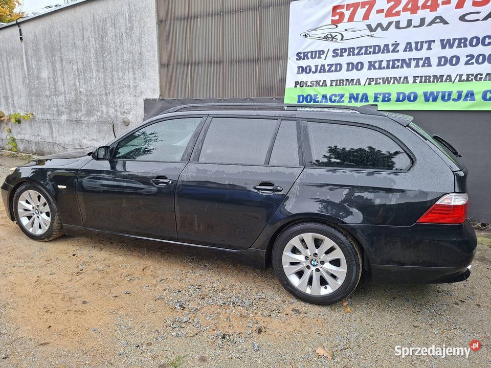 BMW E61 LIFT 30td AUTOMAT 2007r Bezwypadek 1wł w Seria 5 dolnośląskie Wrocław