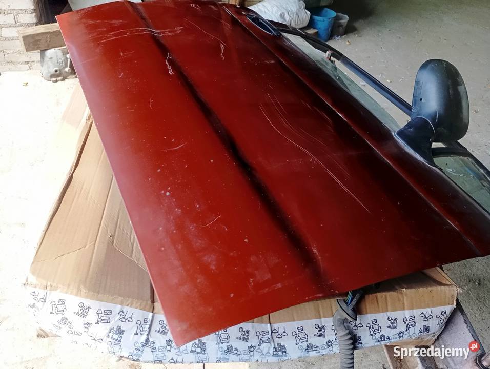 Drzwi prawy przód Daewoo Matiz pomarańczowe bez Głuchów sprzedam