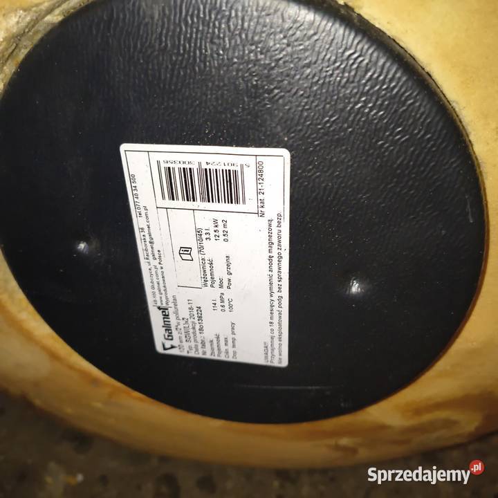 Bojler na ciepłą wodę z grzałką podkarpackie Pustynia