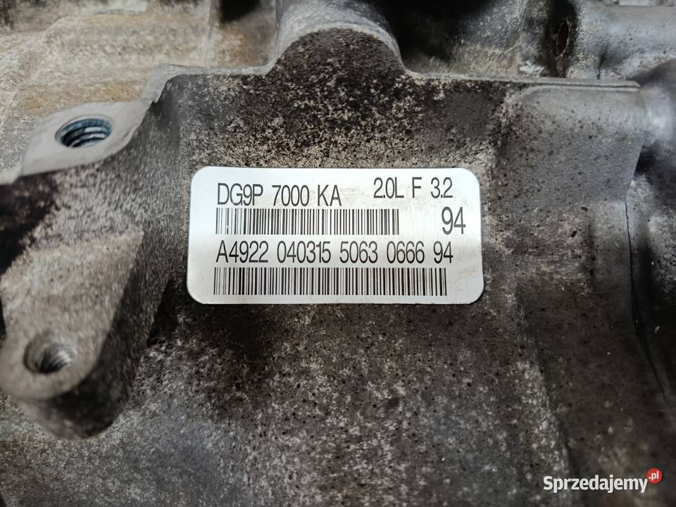 SKRZYNIA BIEGÓW AUTOMATYCZNA FORD FUSION 20