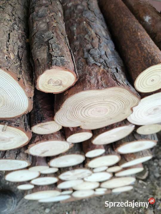 Wnęka kominka drewno pieńki mix natura 40x40x30 Kulno