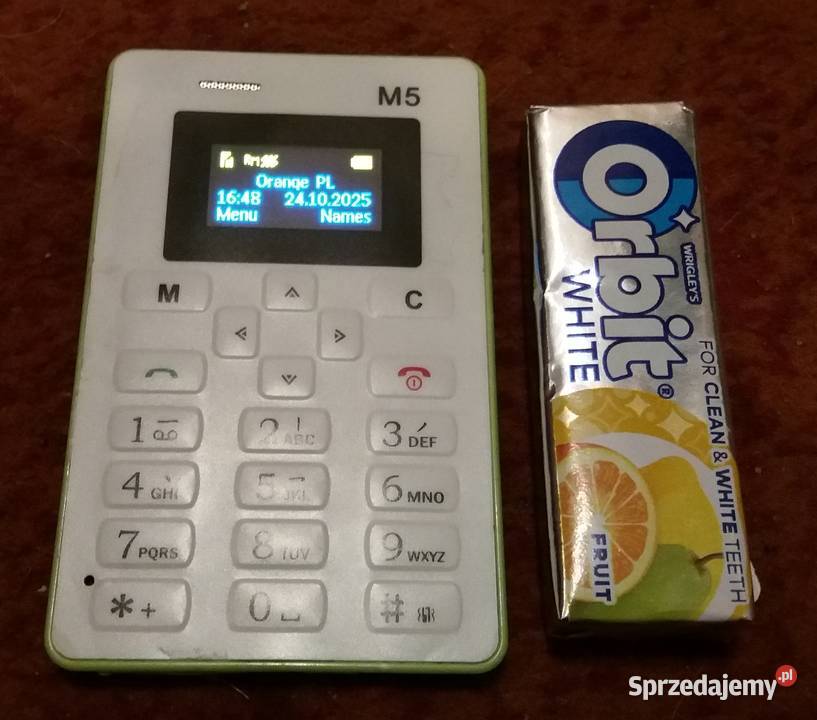 Mini telefon AEKU M5 micro SIM biało zielony 0 małopolskie Tarnów sprzedam