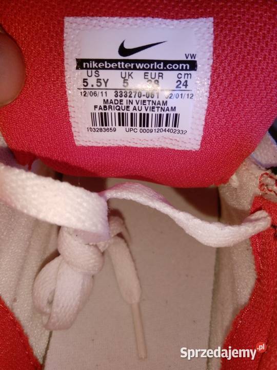 Nike buty uniseks sportowe rozmiar 38 model Mińsk Mazowiecki