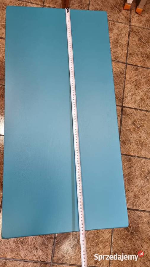 Komoda bieliźniarka drewniana turkus handmade 43cm Kwidzyn