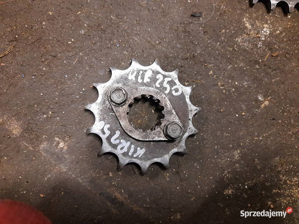 Kawasaki klr 250 napęd zębatka łańcuch klr250