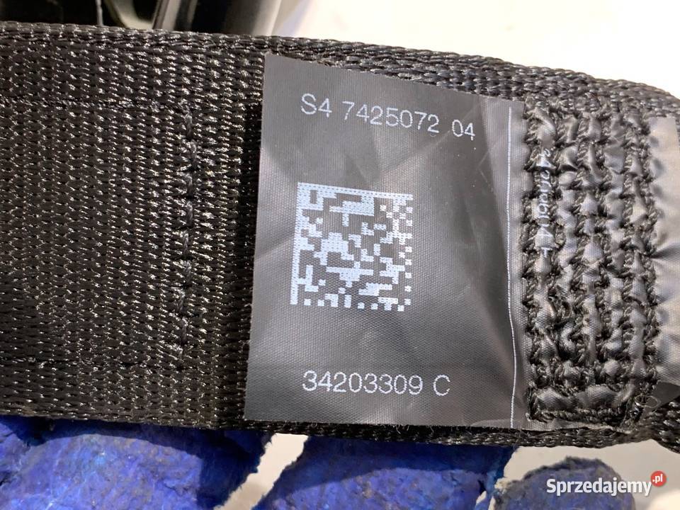 PAS BEZPIECZEŃSTWA PRAWY TYŁ BMW F48 34188360C