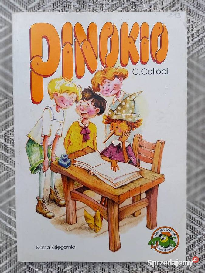 Pinokio C Collodi lektura Książki dla dzieci Książki i Podręczniki Małkinia Górna sprzedam