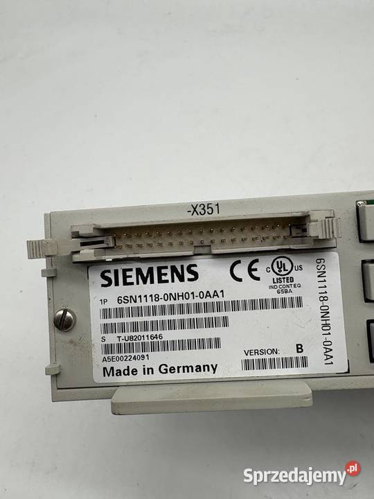 Siemens 6SN11180NH010AA1 2Axis Controller Warszawa