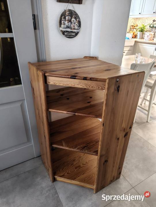 Regał sosnowy narożny Oleśnica