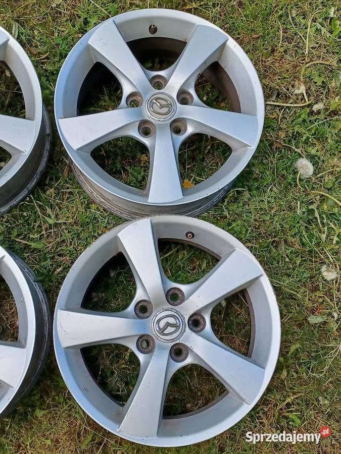 Ładne alufelgi mazda 16 koła 5x1143 opony letnie Ostrowiec Świętokrzyski